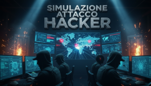 simulazione attacco hacker - enzo madio project